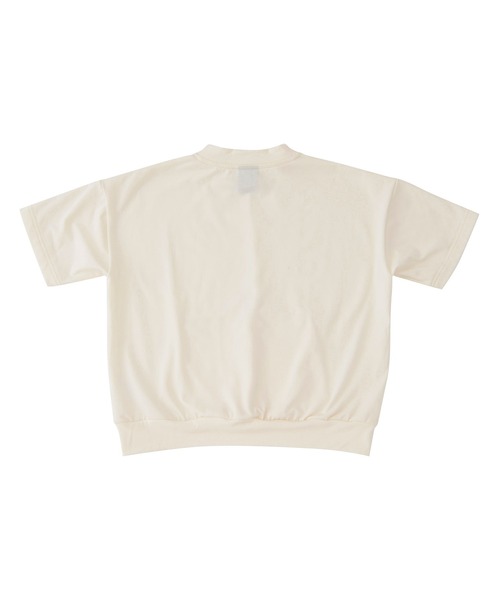 NEW BALANCE（ニューバランス）の「吸水速乾スウェット風ショートスリーブTシャツ（Tシャツ/カットソー・キッズ・ブラック/ライトベージュ/オフホワイト/グレー・130/140/150/160）」の5枚目の写真