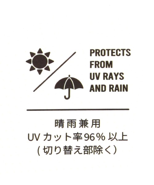 GLOBAL WORK（グローバルワーク）の「エアかる晴雨兼用傘/986919（長傘・レディース・ミント/ベージュ/グレー/カーキ・ONE SIZE）」の10枚目の写真