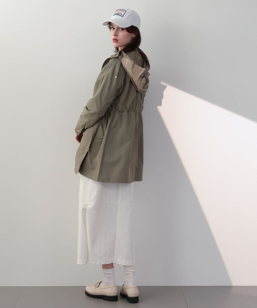 saloon(サルーン)の「SALOON(サルーン)/ステッチ切り替えロングスカート【手洗い可】(スカート・レディース・ホワイト/ブラック/ブルー・SMALL/MEDIUM)」の8枚目の写真