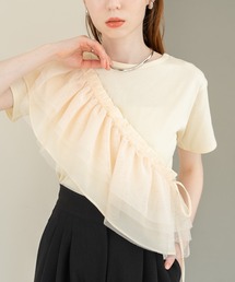 hinari | チュールフリルT(SET)(Tシャツ/カットソー)