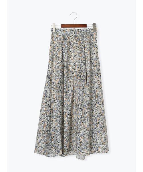 Te chichi（テチチ）の「【Atelier Bloom】フラワープリントフレアースカート（セットアップ可)（スカート・レディース・ブラック・F）」の10枚目の写真