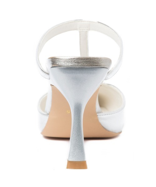 R&E（アールアンドイー）の「【24SS新作】【R&E】Tストラップカットミュールパンプス（パンプス・レディース・シルバー/アイボリー/ブラック/ピンクベージュ・22.5cm/23cm/23.5cm/24cm/24.5cm/22cm）」の9枚目の写真