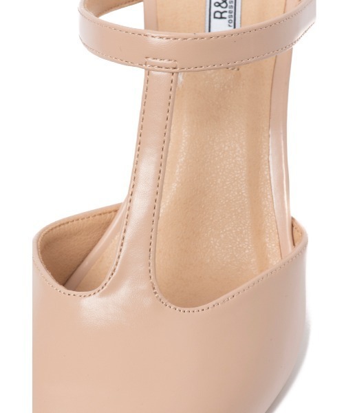 R&E（アールアンドイー）の「【24SS新作】【R&E】Tストラップカットミュールパンプス（パンプス・レディース・シルバー/アイボリー/ブラック/ピンクベージュ・22.5cm/23cm/23.5cm/24cm/24.5cm/22cm）」の12枚目の写真