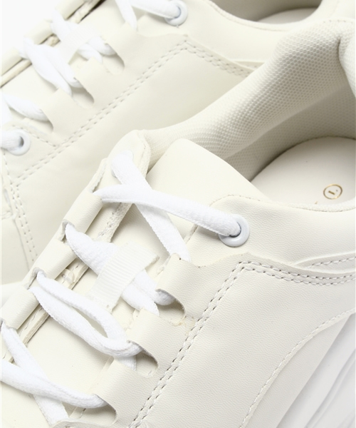 WEGO（ウィゴー）の「WEGO/厚底スニーカー（スニーカー・レディース・ブラック/ホワイト/ピンク・LARGE/MEDIUM）」の14枚目の写真