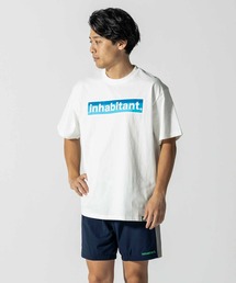 inhabitant(インハビタント)Logo T-shirts/ブルーロゴプリントTシャツ/サーフィン/レジャー/スケートボード