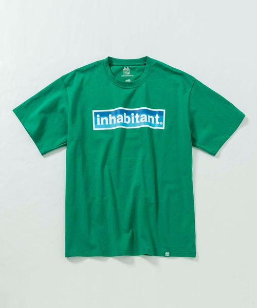 INHABITANT(インハビタント)の「inhabitant(インハビタント)Logo T-shirts/ブルーロゴプリントTシャツ/サーフィン/レジャー/スケートボード(Tシャツ/カットソー・メンズ・ピンク/ブラック/グリーン/ホワイト・L/M)」の14枚目の写真