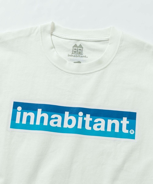 INHABITANT(インハビタント)の「inhabitant(インハビタント)Logo T-shirts/ブルーロゴプリントTシャツ/サーフィン/レジャー/スケートボード(Tシャツ/カットソー・メンズ・ピンク/ブラック/グリーン/ホワイト・L/M)」の8枚目の写真