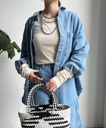 DouDou | コットンシアーTEE(Tシャツ/カットソー)