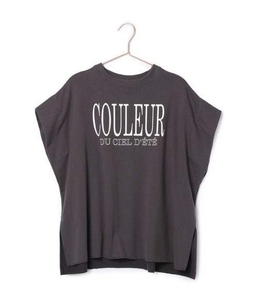 ROPE' PICNIC（ロペピクニック）の「セットアップ対応/ミニ裏毛フレンチスリーブプルオーバー（Tシャツ/カットソー・レディース・チャコールグレー/グレー系その他/キナリ・38）」の4枚目の写真