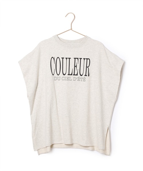 ROPE' PICNIC（ロペピクニック）の「セットアップ対応/ミニ裏毛フレンチスリーブプルオーバー（Tシャツ/カットソー・レディース・チャコールグレー/グレー系その他/キナリ・38）」の5枚目の写真