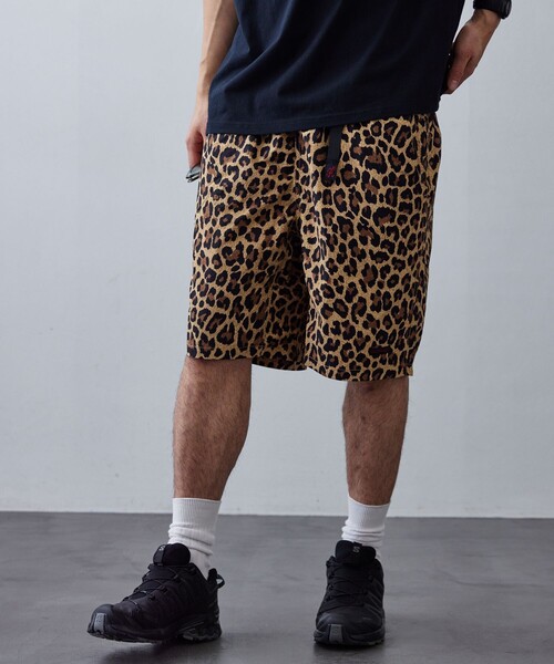 【セール】限定展開 GRAMICCI×FREAK'S STORE/グラミチ 別注 シェル パッカブル ナイロンショーツ / レオパード / ペイズリー（その他パンツ）｜FREAK'S STORE（フリークスストア）