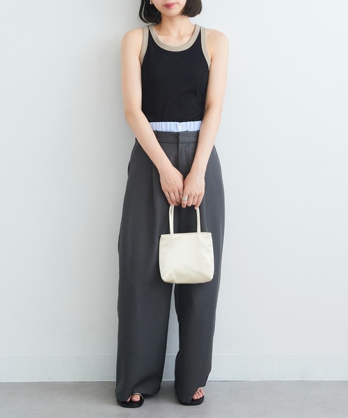 hai(ハイ)の「【hai】Little Silk/Velvet Bag(ハンドバッグ・レディース・ブラック系その他2/アイボリー/ブラック/ライトグリーン/ダークブラウン/ライトブルー/レッド/シルバー/ライトピンク/ライトパープル/ピンク/ライトイエロー/ブラック×ホワイト/ブラウン・FREE)」の22枚目の写真