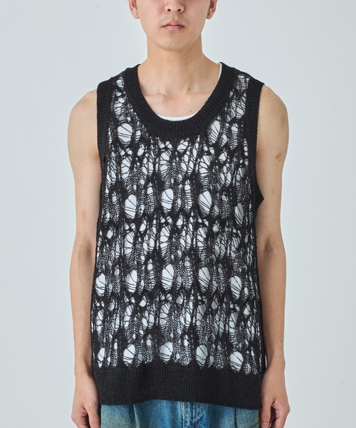 TAAKK(ターク)の「【TAAKK/ターク】TANK TOP(タンクトップ・メンズ・ブラック・2/3)」の6枚目の写真