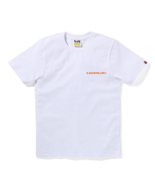 A BATHING APE（アベイシングエイプ）の「A BATHING APE CIRCLE TEE（Tシャツ/カットソー・レディース・ホワイト/サックスブルー・SMALL/MEDIUM）」の2枚目の写真