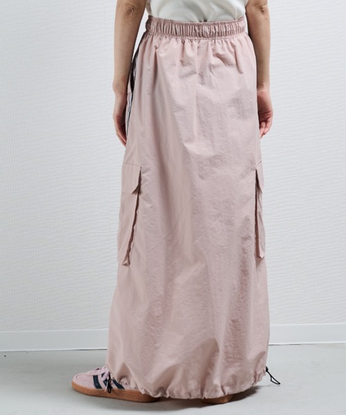 MERLOT（メルロー）の「ナイロンドロストラインスカート（スカート・レディース・ホワイト/ピンク・FREE）」の13枚目の写真