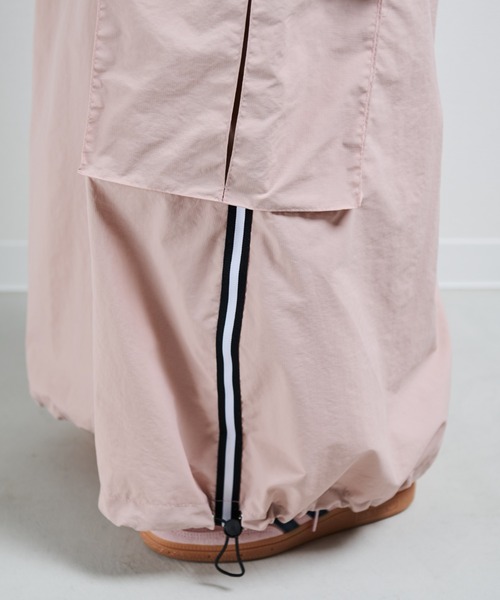 MERLOT（メルロー）の「ナイロンドロストラインスカート（スカート・レディース・ホワイト/ピンク・FREE）」の15枚目の写真