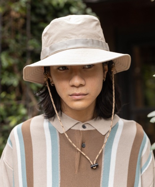 niko and...（ニコアンド）の「[抗菌防臭]シェルテックジャングルハット（ハット・メンズ・ライトグレー/ブラック/カーキ・FREE）」の10枚目の写真