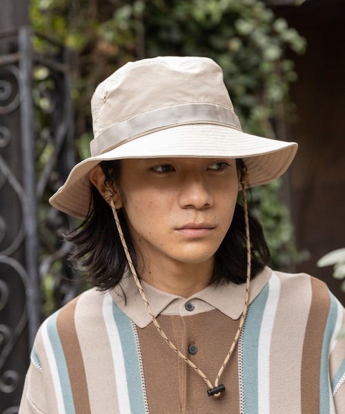 niko and...（ニコアンド）の「[抗菌防臭]シェルテックジャングルハット（ハット・メンズ・ライトグレー/ブラック/カーキ・FREE）」の11枚目の写真