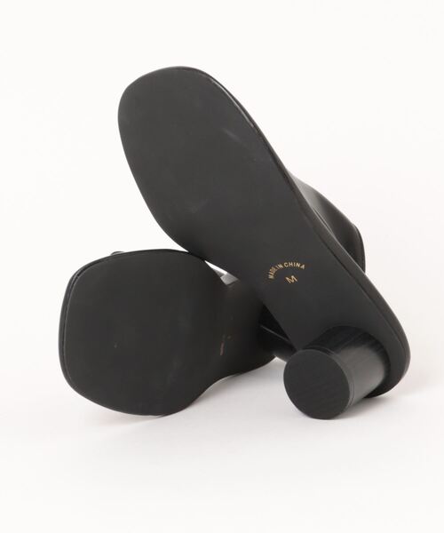 PUAL CE CIN（ピュアルセシン）の「チャンキーヒールトングサンダル（その他シューズ・レディース・ブラック・MEDIUM/LARGE）」の3枚目の写真