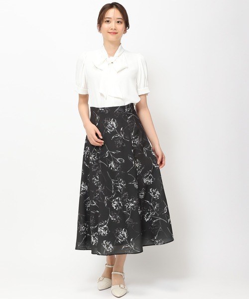 MISCH MASCH(ミッシュマッシュ)の「■2024春夏新作■ボウタイ半袖ブラウス/MM428105(シャツ/ブラウス・レディース・ブラック/ホワイト/ベージュ/ライトブルー・フリ-)」の22枚目の写真
