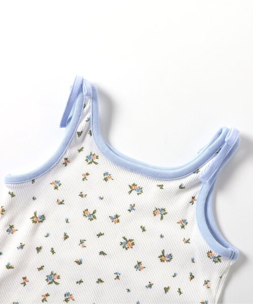 apres les cours（アプレレクール）の「ショルダーリボンタンクトップ（タンクトップ・キッズ・サックスブルー/その他3・100/110/120/80/130/90）」の12枚目の写真