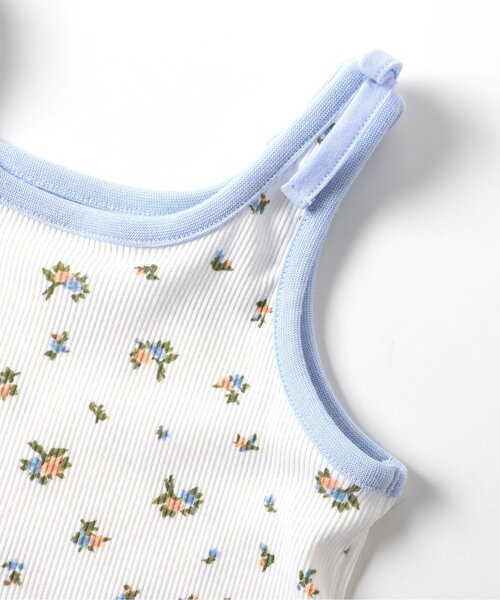 apres les cours（アプレレクール）の「ショルダーリボンタンクトップ（タンクトップ・キッズ・サックスブルー/その他3・100/110/120/80/130/90）」の14枚目の写真