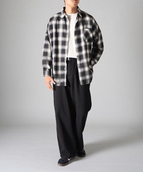 SETUP7（セットアップセブン）の「【SETUP7】3シーズンライトネルチェックシャツ 　オンブレチャックシャツ　SCCH342（シャツ/ブラウス・メンズ・イエロー/グリーン/ブラック・FREE）」の9枚目の写真