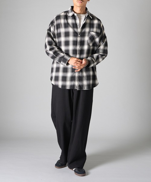 SETUP7（セットアップセブン）の「【SETUP7】3シーズンライトネルチェックシャツ 　オンブレチャックシャツ　SCCH342（シャツ/ブラウス・メンズ・イエロー/グリーン/ブラック・FREE）」の11枚目の写真