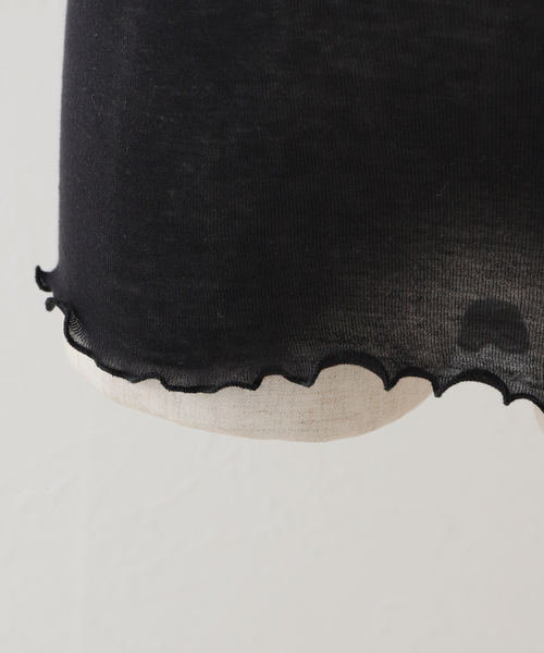 IENA LA BOUCLE(イエナラブークル)の「《追加》【SEAMLESS BASIC./シームレスベーシック】Flounce タンクトップ3(タンクトップ・レディース・ベージュ/ホワイト/ブラック・FREE)」の16枚目の写真