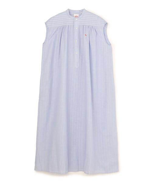H*2様 ダントン コットン ノースリーブワンピース　ロング DANTON（ダントン）の「WOMEN'S COTTON LINEN SLUB SLEEVELESS