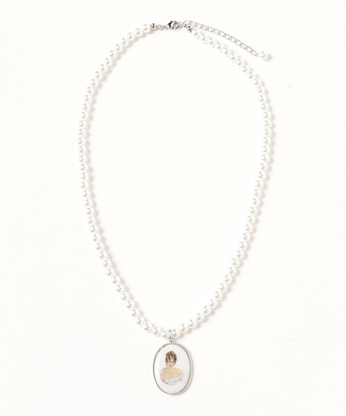 Ray BEAMS（レイビームス）の「マダム ポンパドール ネックレス（ネックレス・レディース・ホワイト・ONE SIZE）」の3枚目の写真