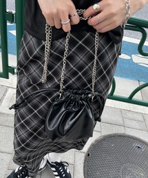 WEGO | WEGO/【24年春夏新作】巾着チェーンショルダー(ショルダーバッグ)