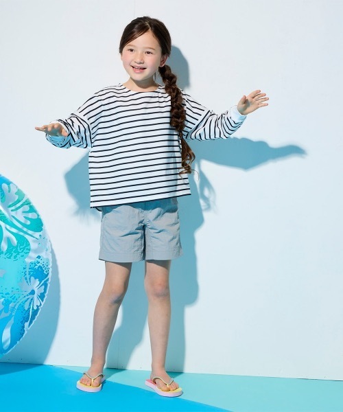 Ocean Pacific(オーシャンパシフィック)の「【OP/オーピー】キッズナイロンショーツ 水着 ハイブリッドショーツ 水陸両用(水着・キッズ・ブラウン/グレー/チャコール・120/130/140/150/160)」の5枚目の写真