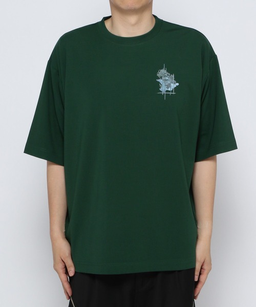 HARE(ハレ)の「アートコラージュバックプリントカットソー(HARE)(Tシャツ/カットソー・メンズ・ホワイト/グリーン/ブラック/グレー・MEDIUM/SMALL)」の20枚目の写真