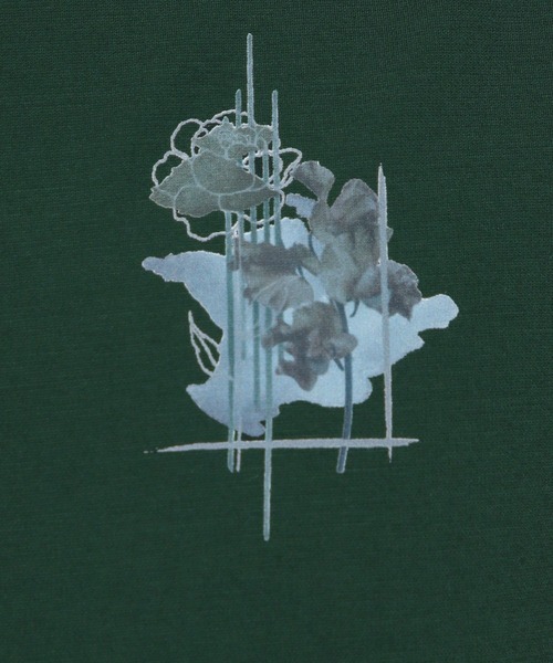 HARE(ハレ)の「アートコラージュバックプリントカットソー(HARE)(Tシャツ/カットソー・メンズ・ホワイト/グリーン/ブラック/グレー・MEDIUM/SMALL)」の13枚目の写真