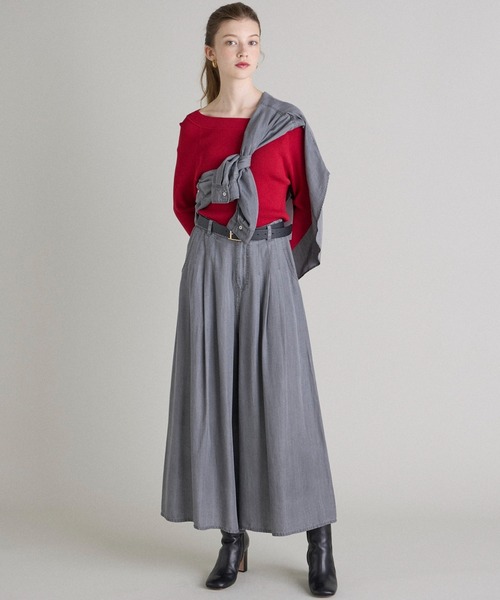 INED CLARO(イネドクラロ)の「再生繊維セルロースデニムシャツ【セットアップ対応】(シャツ/ブラウス・レディース・グレー/インディゴブルー・フリー)」の14枚目の写真