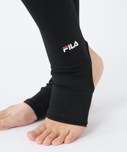 FILA（フィラ）の「【FILA/フィラ】レディーススイムトレンカ　水陸両用　UPF50+（レギンス/スパッツ・レディース・ブラック・LARGE/X-LARGE/MEDIUM/SMALL）」の2枚目の写真