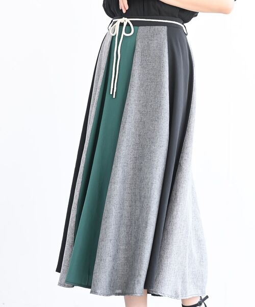 rps（アールピーエス）の「８枚ハギパッチワークスカート（スカート・レディース・ブルー/オレンジ/グリーン・フリー）」の9枚目の写真