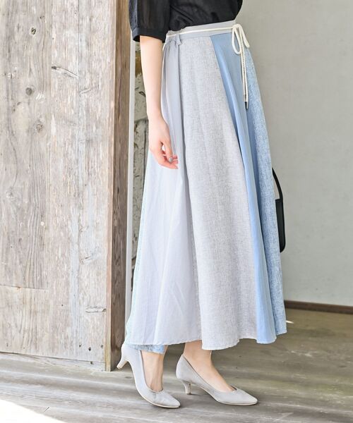 rps（アールピーエス）の「８枚ハギパッチワークスカート（スカート・レディース・ブルー/オレンジ/グリーン・フリー）」の17枚目の写真