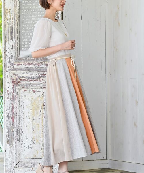 rps（アールピーエス）の「８枚ハギパッチワークスカート（スカート・レディース・ブルー/オレンジ/グリーン・フリー）」の21枚目の写真