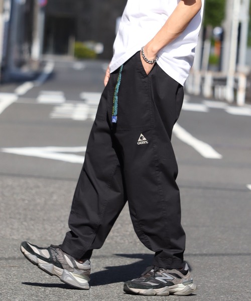 GERRY（ジェリー）の「【GERRY/ジェリー】シャンブレー・ポプリン バルーン ルーズベイカーパンツ（カーゴパンツ・メンズ・ブラック/ライトブルー/オリーブ/ベージュ/ネイビー・M/L/LL/S）」の21枚目の写真
