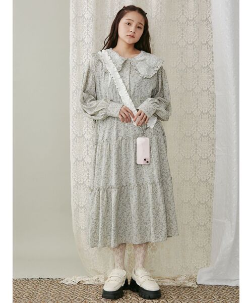 merry jenny（メリージェニー）の「フリルリボンマルチストラップ（スマホグッズ・レディース・ブラック/ピンク/オフホワイト/ブルー・FREE）」の10枚目の写真