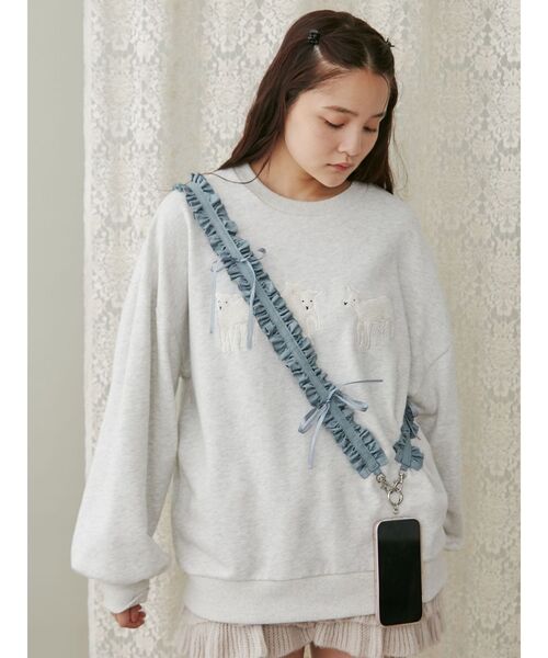 merry jenny（メリージェニー）の「フリルリボンマルチストラップ（スマホグッズ・レディース・ブラック/ピンク/オフホワイト/ブルー・FREE）」の22枚目の写真