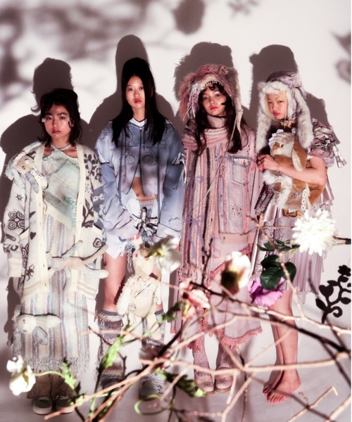 rurumu:（ルルムウ）の「rurumu:/ルルムウ/Ainsel JQ mohair knit cardigan（カーディガン/ボレロ・レディース・アイボリー/ピンク/ブラック・FREE）」の10枚目の写真