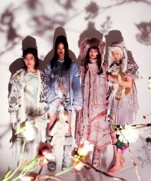 rurumu:（ルルムウ）の「rurumu:/ルルムウ/Ainsel JQ mohair knit cardigan（カーディガン/ボレロ・レディース・アイボリー/ピンク/ブラック・FREE）」の11枚目の写真