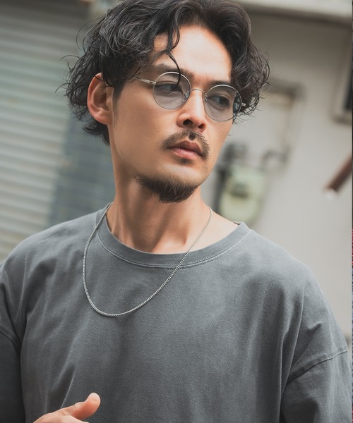 SIDEWAY STANCE(サイドウェイスタンス)の「【SIDEWAY STANCE】ラウンドサングラス(サングラス・メンズ・ブルー/クリア/ボルドー/ライトグレー・FREE)」の6枚目の写真