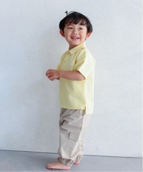 ooju（オージュ）の「【ooju】パラシュートパンツ（カーゴパンツ・キッズ・チャコールグレー/ベージュ・4/3/2/1）」の11枚目の写真