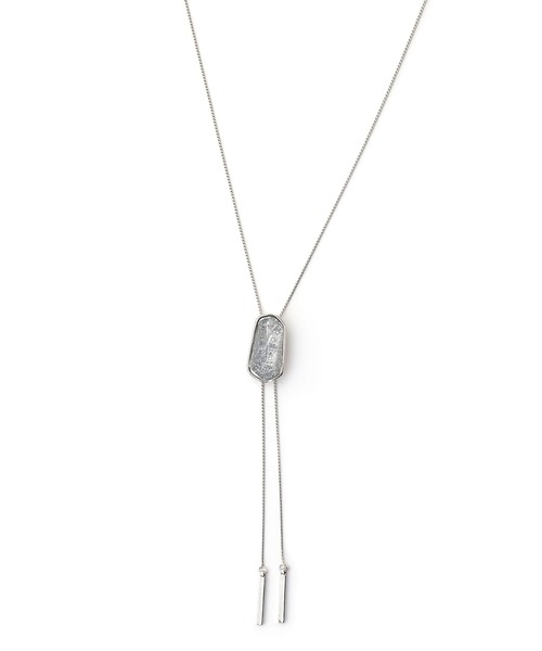 colleca la（コレカラ）の「スリムチェーンループタイ（ネックレス・レディース・ゴールド/シルバー・FREE）」の6枚目の写真