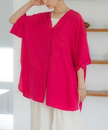 LEPSIM | Vネックワイドシャツチュニックワンピース 127477(ワンピース)