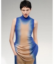 Desigual | 【Desigual×Maitrepierre】グラデーションリブニットワンピース(ワンピース)